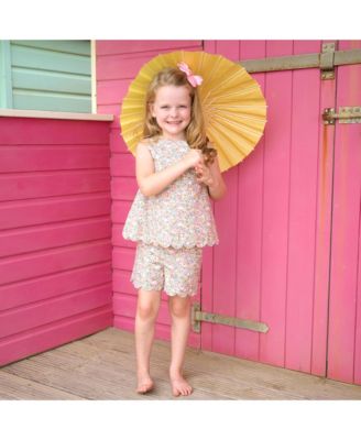  Girls' Floral Scalloped Set - Little Kid, Big Kid