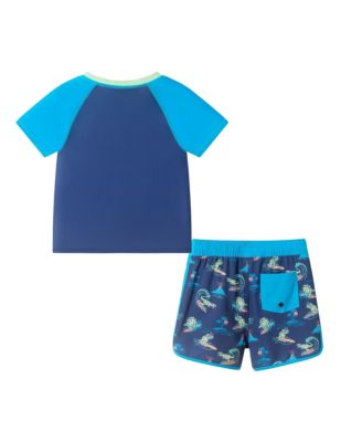 Boys' Short Sleeve Rashguard Set - Little Kid