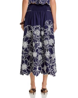 Floral Midi Skirt