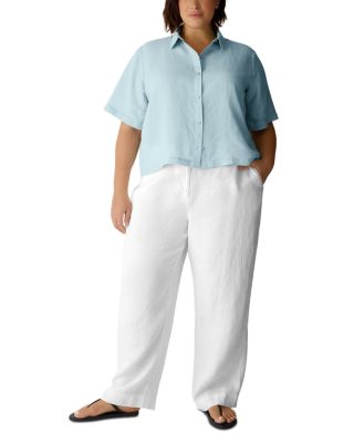 Classic Collar Linen Shirt