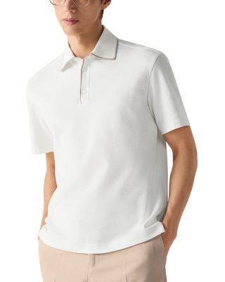 Cotton and Silk Polo Shirt