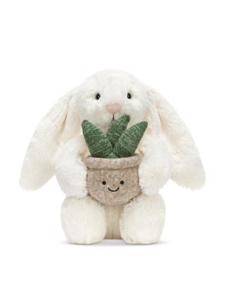 Cream Bunny with Plant Plush - Ages 0+