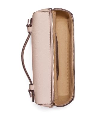 Slim Leather Top Handle Bag