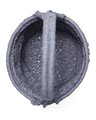 Ella Hand Crochet Straw Bucket Bag