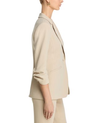Khloe Ruched-Cuff Blazer