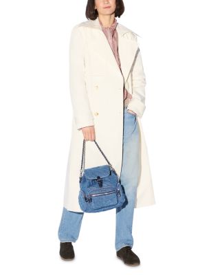 MZ WALLACE Crosby Mini Quilted Denim Backpack | Bloomingdale's