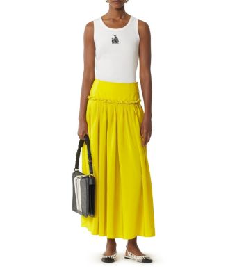 Basque Skirt in Charmeuse