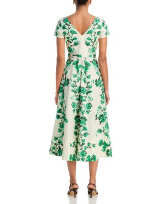 Saffier Vines Midi Shirt Dress