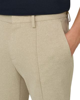 Regular Fit Cotton Blend Jersey Trousers