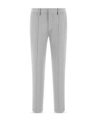 Regular Fit Cotton Blend Jersey Trousers