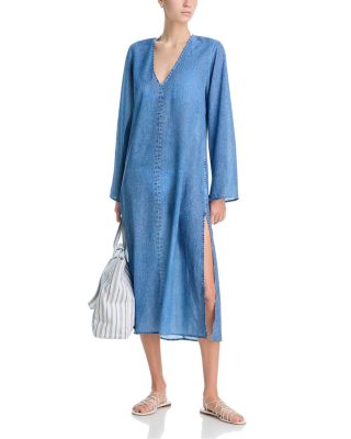 rb Miramar Crinkle Swim Cover Up Dress