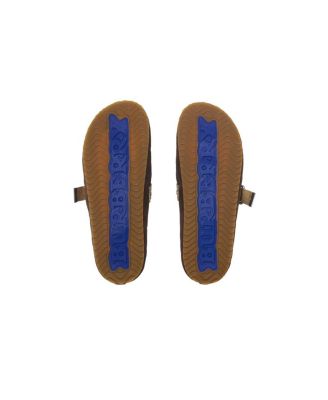 Men's Check Suede Urchin Clogs