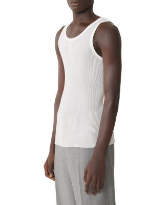  Pleated Jersey Tank Top
