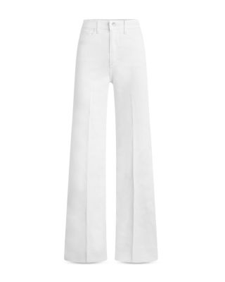 The Mia High Rise Wide Leg Jeans in White