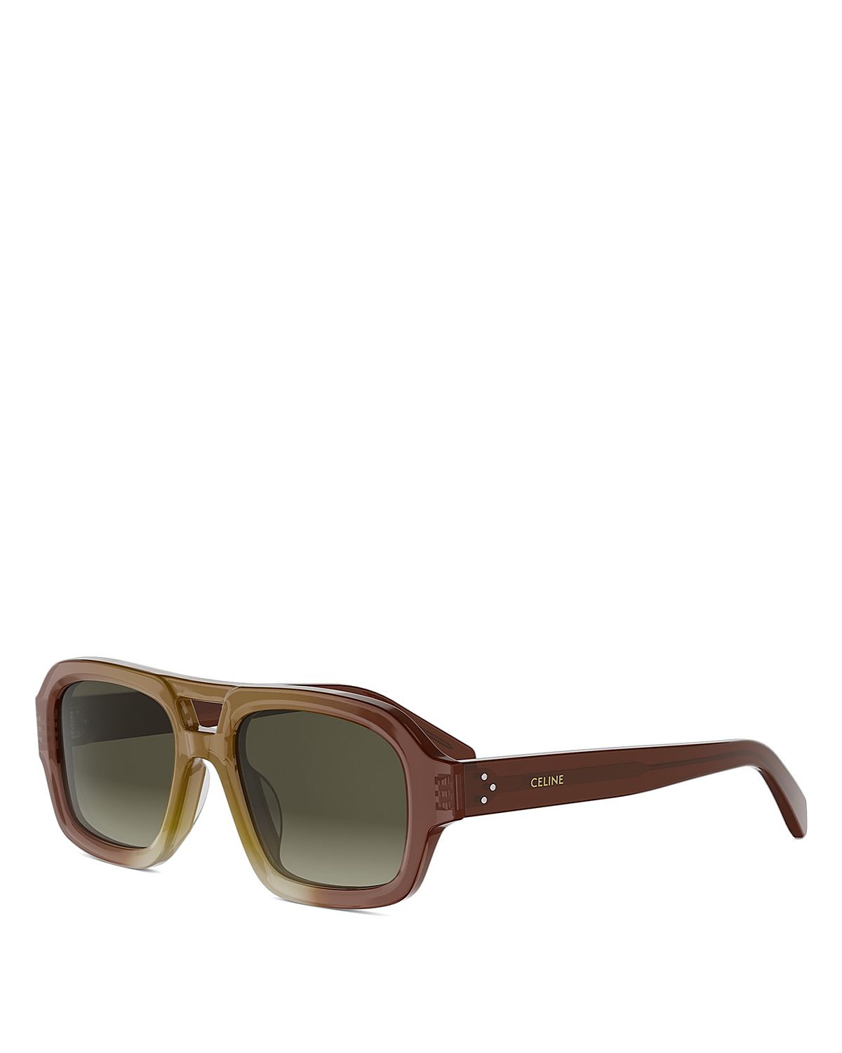 Celine 3 Dots Pilot Sunglasses, 53mm