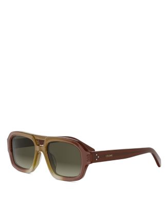 CELINE 3 Dots Pilot Sunglasses, 53mm | Bloomingdale's Jewelry