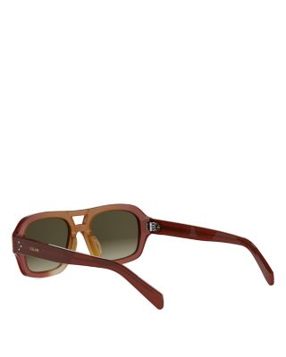 3 Dots Pilot Sunglasses, 53mm