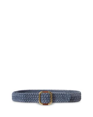 Slide Buckle Woven Belt