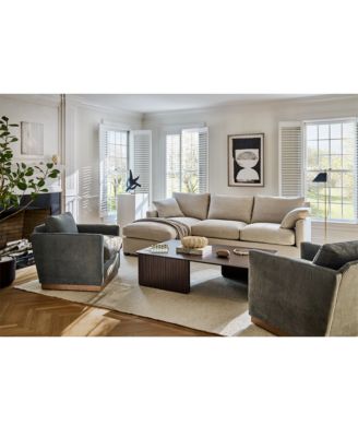 Inwood Fabric Swivel Chair - Exclusive