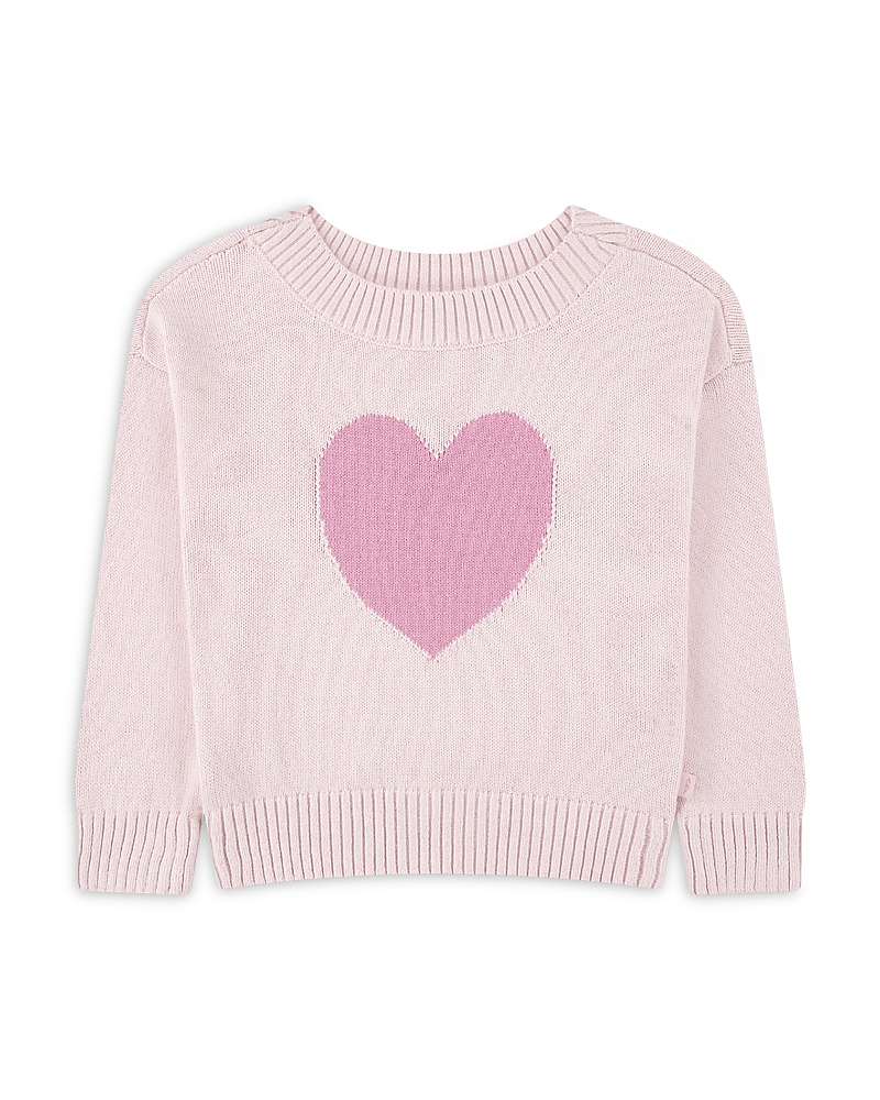 abercrombie kids Girls' Heart Oversize Off-the-Shoulder Sweater - Little Kid, Big Kid