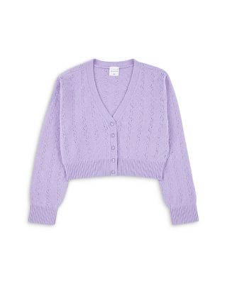 Girls' Pointelle Cardigan - Little Kid, Big Kid