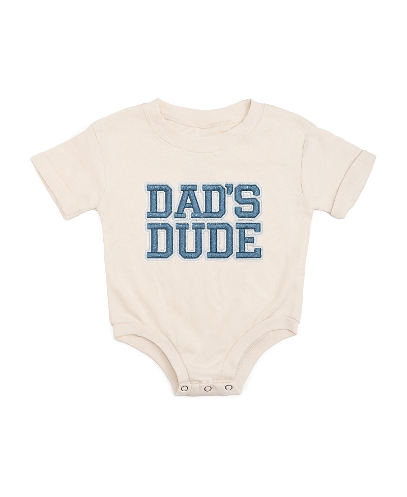 Sweet Wink Boys' Dad's Dude Patch Short Sleeve Romper - Baby