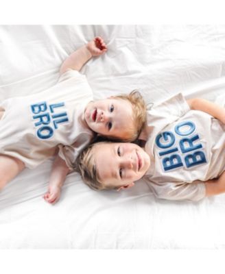 Boys' Big Bro Embroidered Patch Short Sleeve T-Shirt - Little Kid