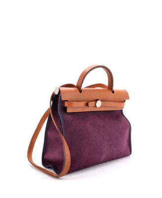 31 Herbag Zip Leather and Toile