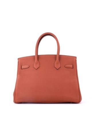 Birkin 30 Handbag Brown Togo with Gold Hardware