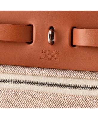 31 Herbag Zip Criss Viking Toile and Leather