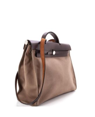 39 Herbag Zip Leather and Toile