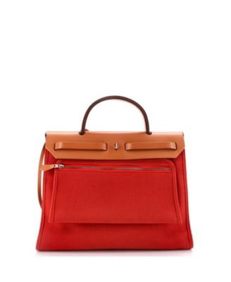 31 Herbag Zip Leather and Toile