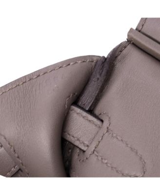 Birkin 25 Handbag Grey Swift with Palladium Hardware