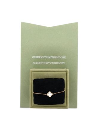  Sweet Alhambra Bracelet 18K Gold and Mother of Pearl