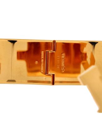 Wide Clic H Bracelet Enamel