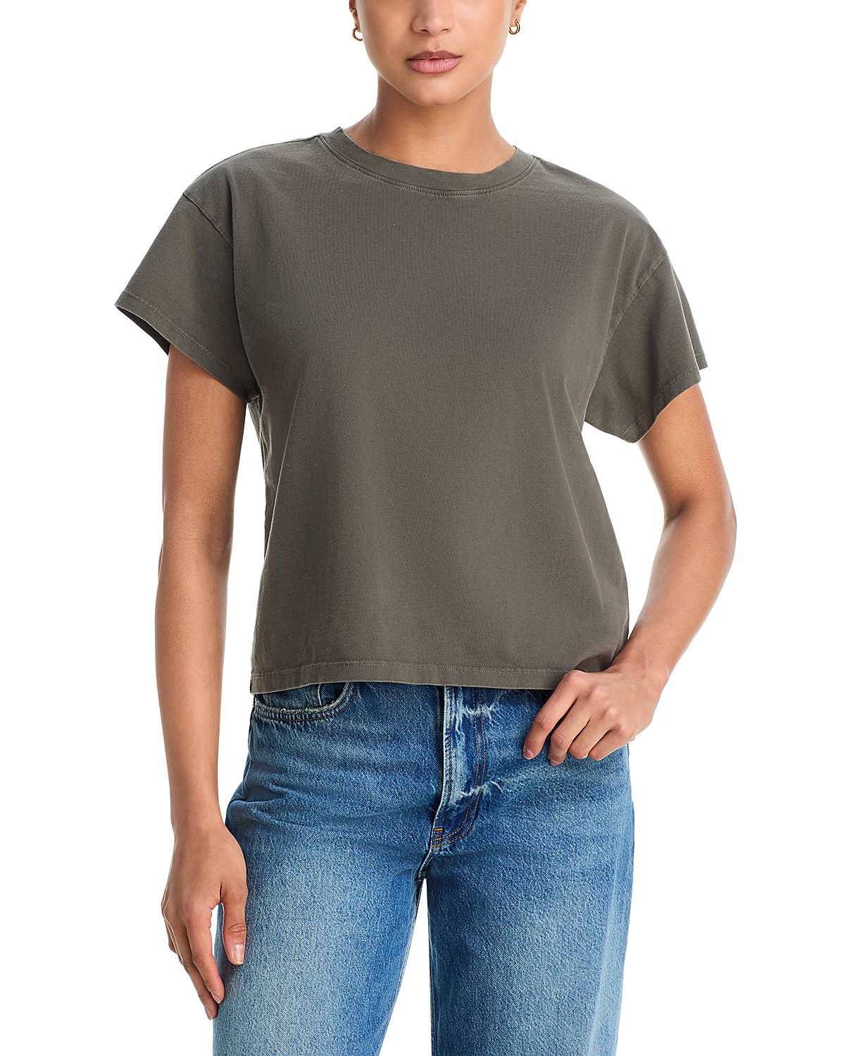 rag & bone Distressed Washed Kelly Boxy Tee