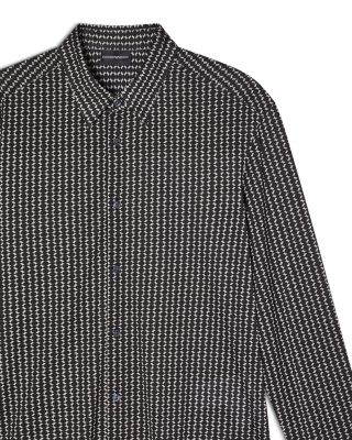 Regular Fit Micro-Geo Shirt