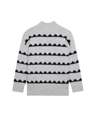  Women's Scallop Knit Sweater