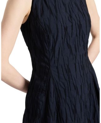  Palma Sleeveless Midi Dress in Abstract Jacquard