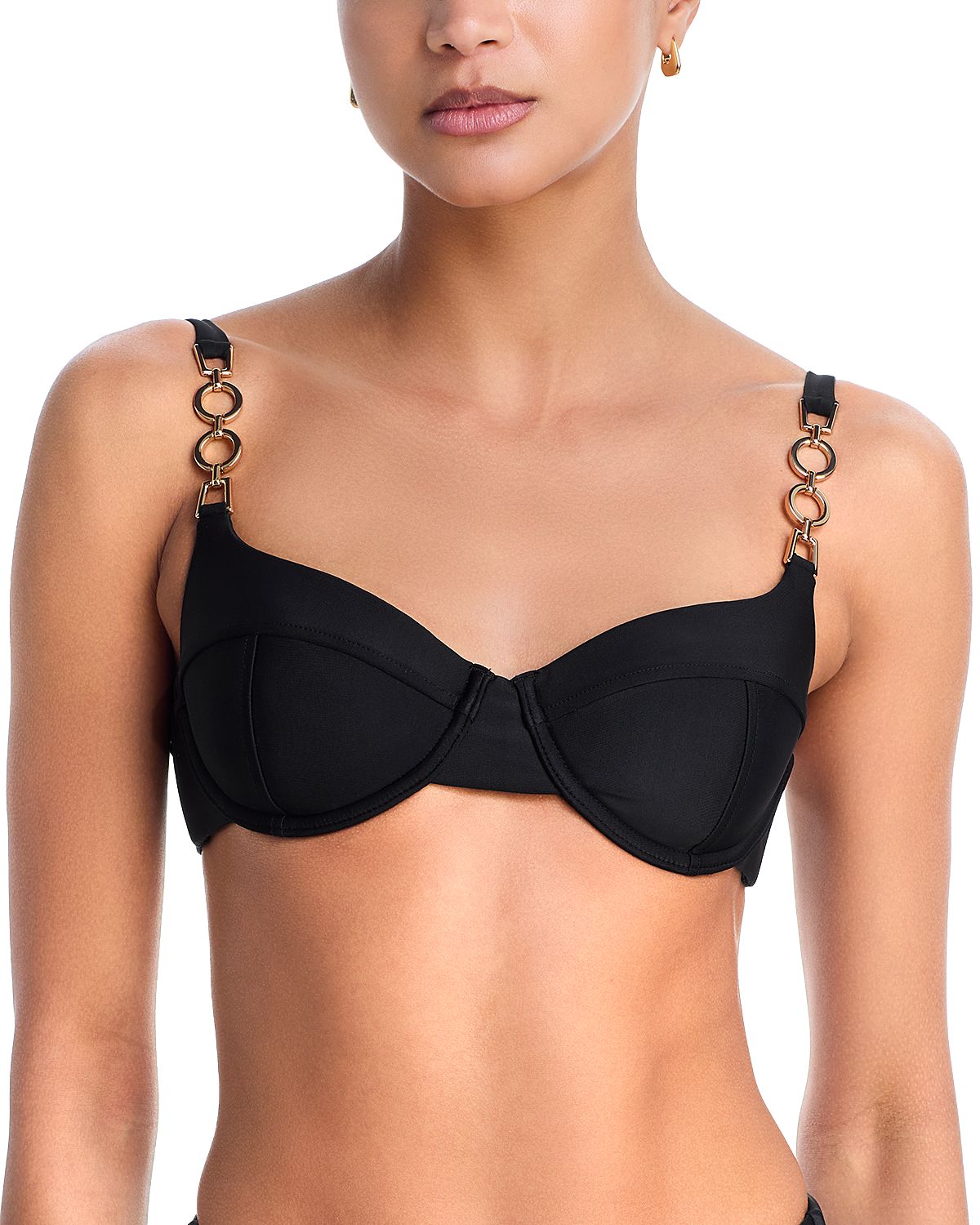 Ramy Brook Mona Embellished Bikini Top