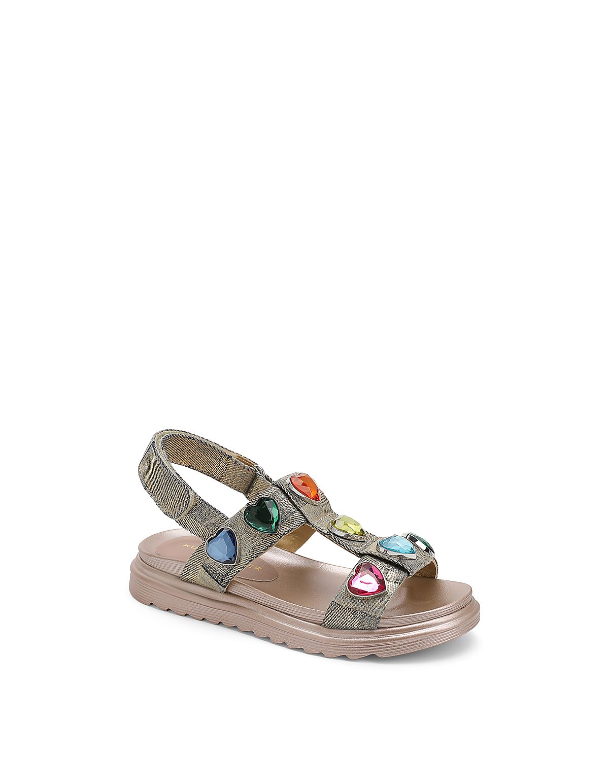 Kurt Geiger London Girls' Mini Orson Hearts Sandals - Toddler, Little Kid, Big Kid