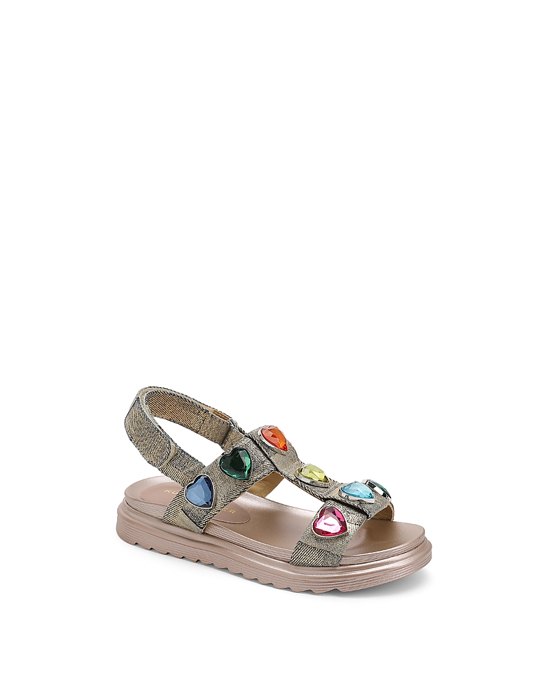 Kurt Geiger London Girls' Mini Orson Hearts Sandals - Toddler, Little Kid, Big Kid