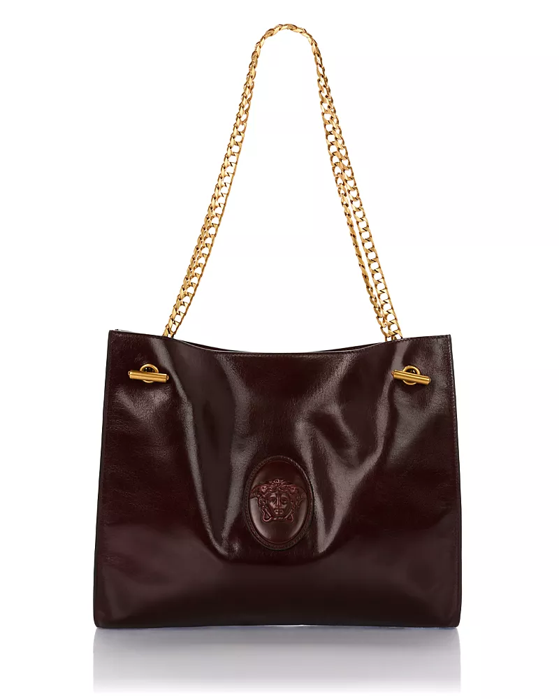 Versace Medium Leather Shoulder Bag