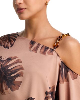 Asami Chain One Shoulder Blouse