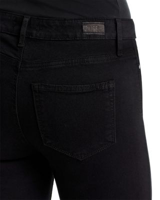 Laurel Canyon High Rise Petite Boot Jeans in Black Shadow - thumbnail 5