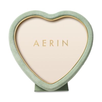 Valentina Suede Heart Frame, 6" x 6"