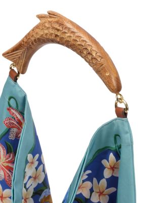 Small Satin Scarf Tote Bag