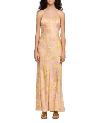 Flower Print Maxi Dress