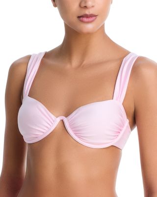 Anniston Bikini Top & Teya High Waisted Ruched Bikini Bottom