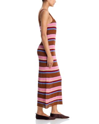 Striped Ribbed Dress
